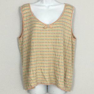 Sigrid Olsen Sport Womens 2X Pullover Tank Top